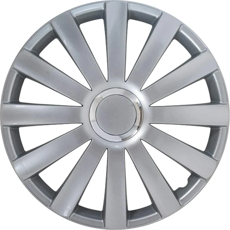 AutoStyle Set wheel covers Spyder 16-inch silver + chrome ring
