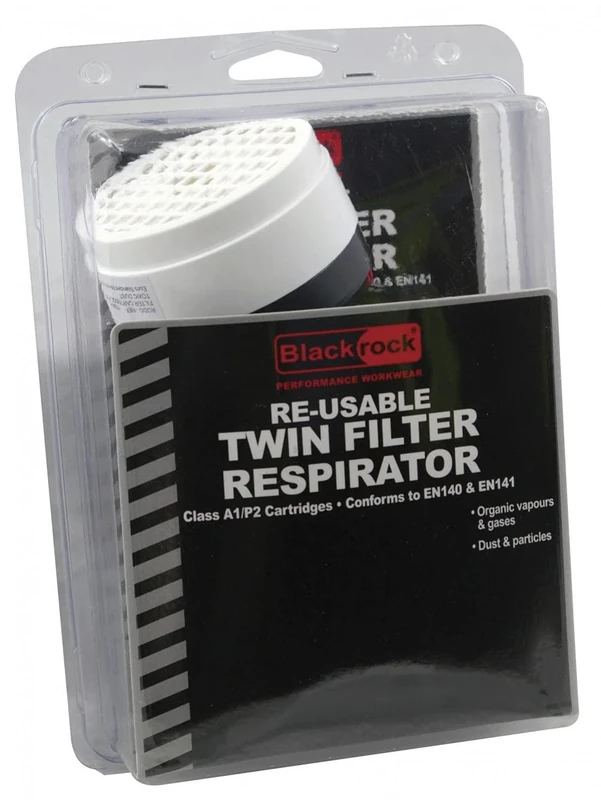 Blackrock Twin Half Mask Respirator A1P2 Filter
