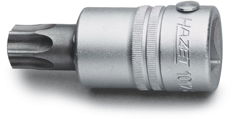 HAZET 1012-T90 Torx Profile T 90 Screwdriver Socket Set - CVD-Tin Coated