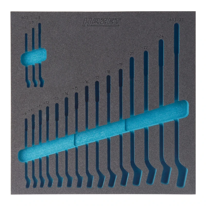 HAZET 163-99L 2-Component Soft Foam Insert - Multi-Colour