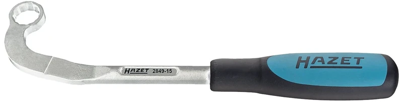 HAZET 2849-15 266 mm 12-Point Profile Turbo Charger Wrench - Multi-Colour - Image 1