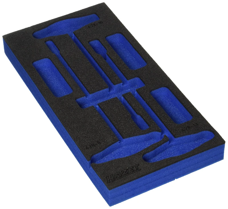 HAZET 163-122L 2-Component Soft Foam Insert - Multi-Colour