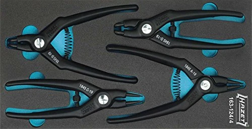 HAZET 163-124/4 Circlip Pliers Set - Multi-Colour
