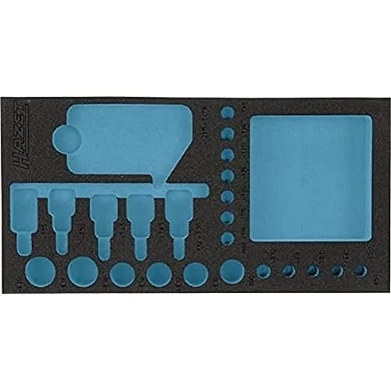 HAZET 163-192L 2-Component Soft Foam Insert - Multi-Colour