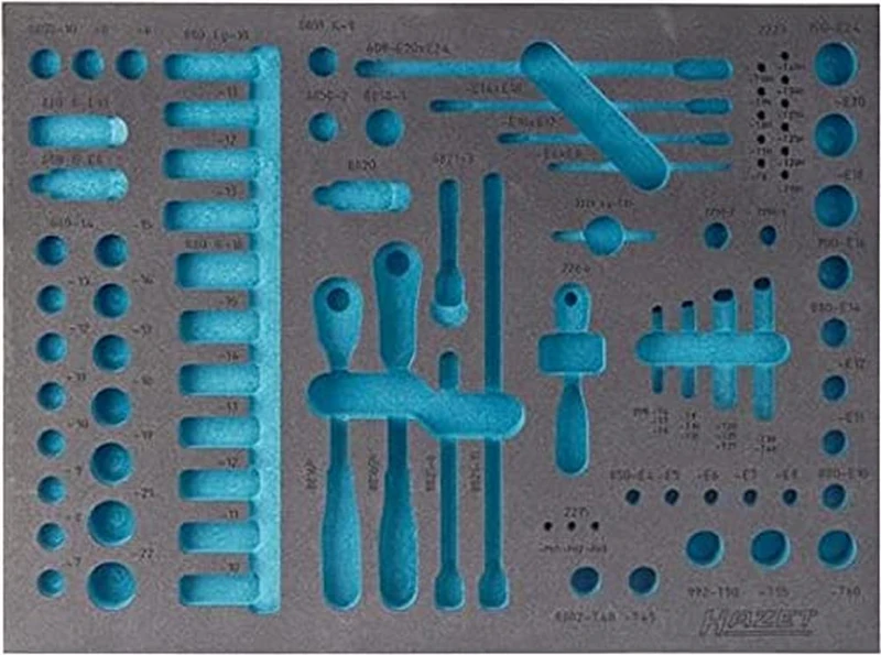 HAZET 163-139L 2-Component Soft Foam Insert - Multi-Colour