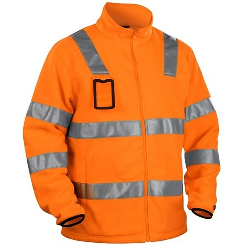 Blakläder 483325605300L Size Large Cl.3 "High Vis" Fleece Jacket - Orange