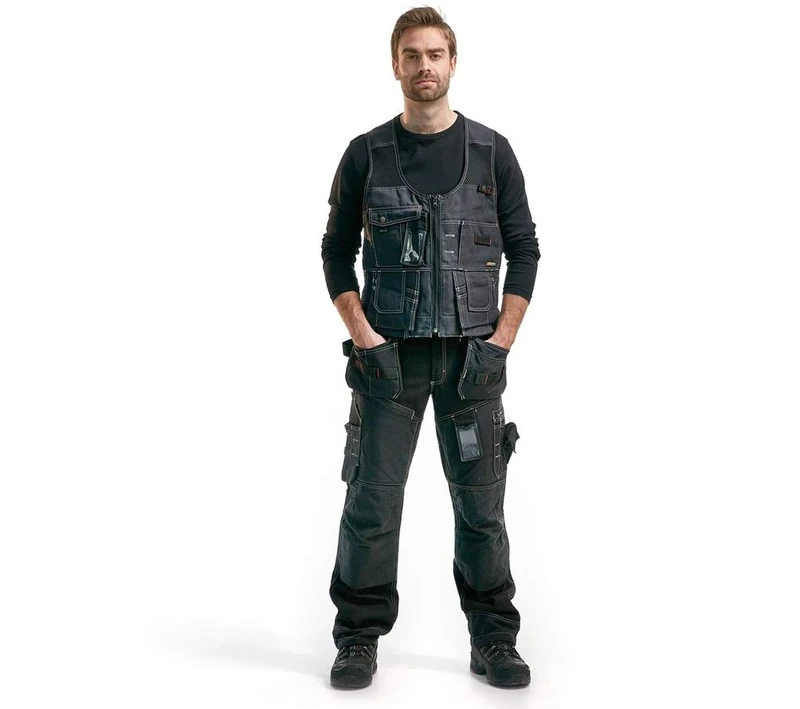 Blakläder 310013809900XL Size X-Large "Craftsman" Vest - Black