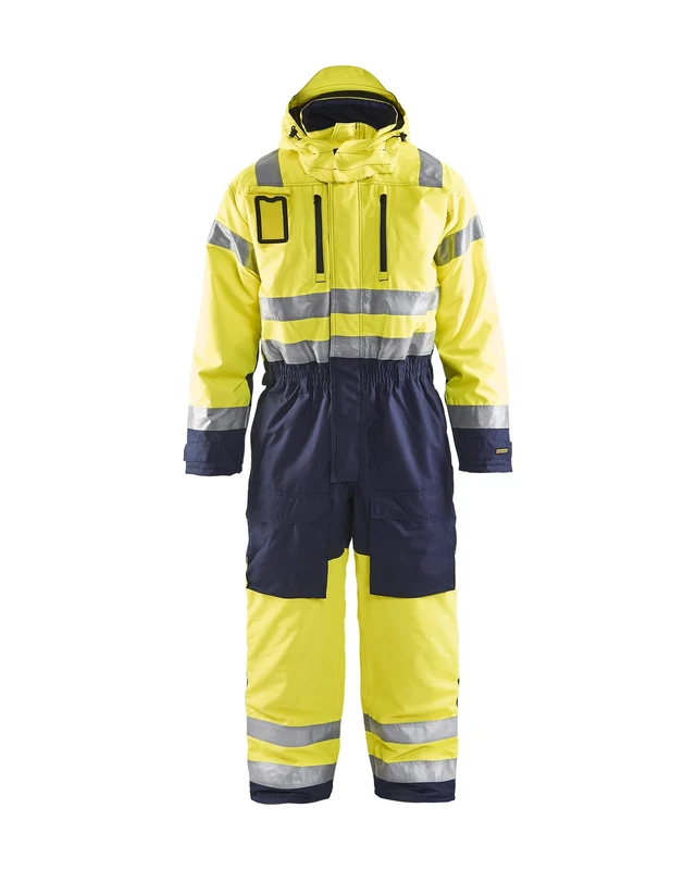 Blakläder High-Vis 676319773389C50 Winter Overall, Class 3 Size, C50, Yellow/Navy, 676319773389C50