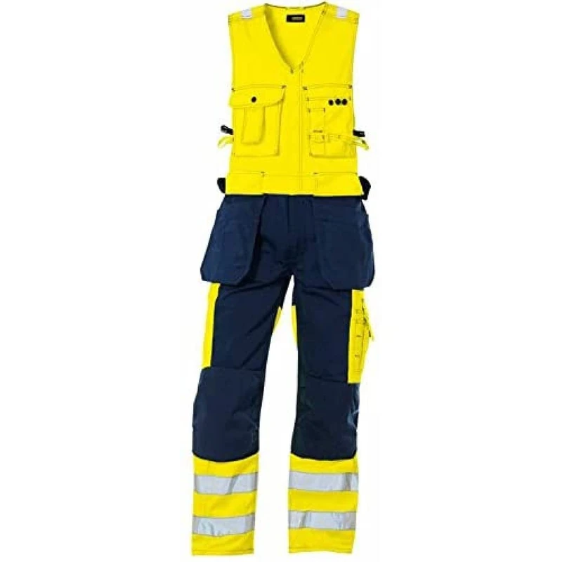 Blakläder 265318043389C60 Size C60 "High Vis" Overall - Yellow/Navy Blue