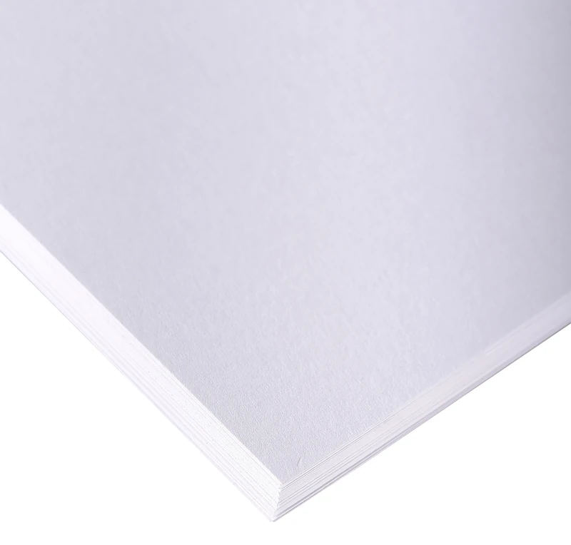 Clairefontaine - Ref 37149C - White Drawing Sketch Paper (Pack of 125 Sheets) - 50 x 65cm - 200gsm Paper, pH Neutral, Acid Free, Suitable for Sketching & Drawing