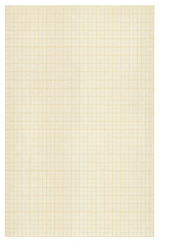 Clairefontaine - Ref 93550C - White Vellum Graph Paper (50 Sheets) - 50 x 65cm Sized, 90gsm Paper, Graph Rulings, Sepia Front & Blue Back, Smooth Surface