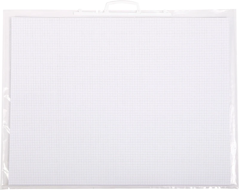 Clairefontaine - Ref 33017C - Bristol Graduated Sheets (125 Sheets) - 50 x 65cm Size, 205gsm Paper, Squared Rulings - Suitable for Pencil, Technical Pen, Indian Ink, Felt Nibs