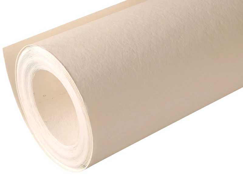 Clairefontaine - Ref 96722C - Grained Drawing Paper Roll (Single Roll) - 1.96m Width x 10m Length, 224gsm Paper - Suitable for Dry Techniques Including Pencil, Charcoal