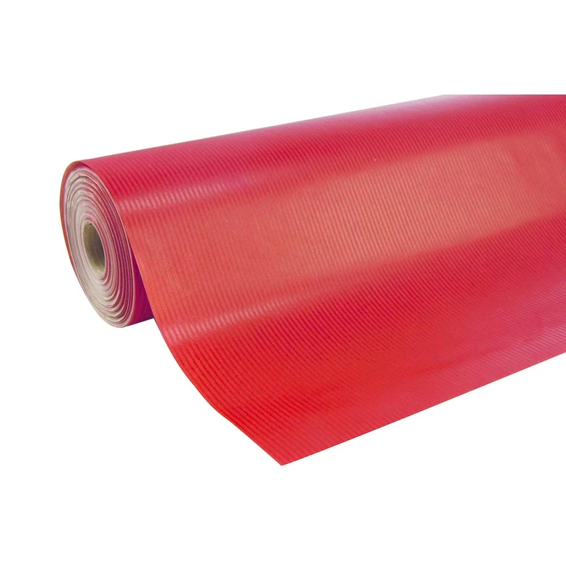 Clairefontaine 507506C - A Reel of Red UniColour Recycled Kraft Paper - Dimensions: 50x0,70m - 60g - Colour: Red - Recycled paper, Ideal for gift wrapping