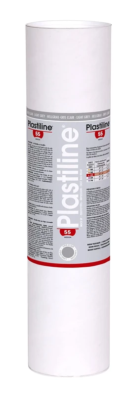 Plastiline 5155T - Plastiline tube - Modelling Paste, High Precision - Sculpting, Moulding - Hardness 55 (medium) - 5 kg - Ivory shade. Made in France