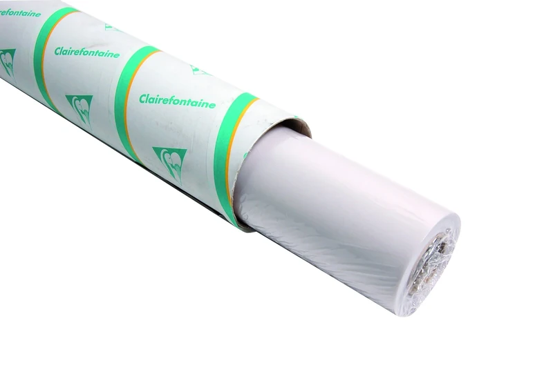 Clairefontaine - Ref 96526C - Tracing Paper Roll (Single Roll) - 1.1x20m Sized, 90/95g, High Transparency, Smooth Surface, Acid Free, Printable - Suitable for Ink, Marker & Pencil