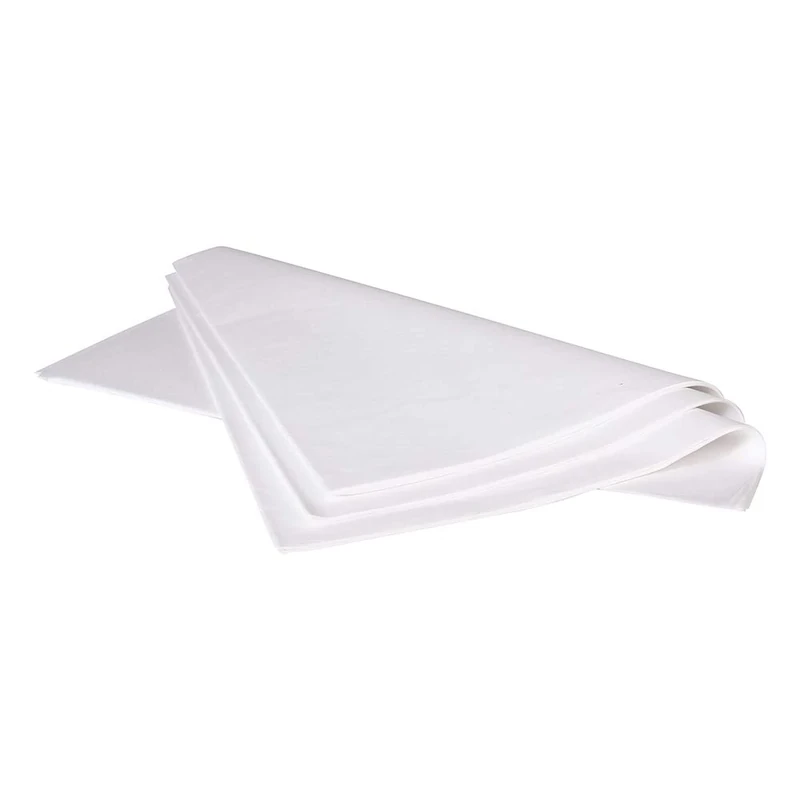 Clairefontaine 393601C - A Ream Of White Silk Paper - 480 sheets - Format: 50x75cm - 18g - Colour: White - Gift wrapping, Decoration, Creative leisure, DIY