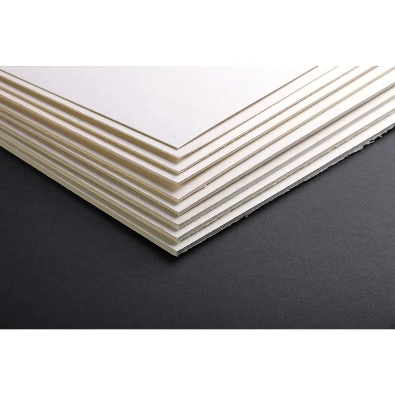 Clairefontaine - Ref 93961C - Real Cellulose White Board (10 Sheets) - 60 x 80cm Sized, 825gsm Paper, Smooth on Both Sides, Acid Free, pH Neutral - 1.5mm Thick