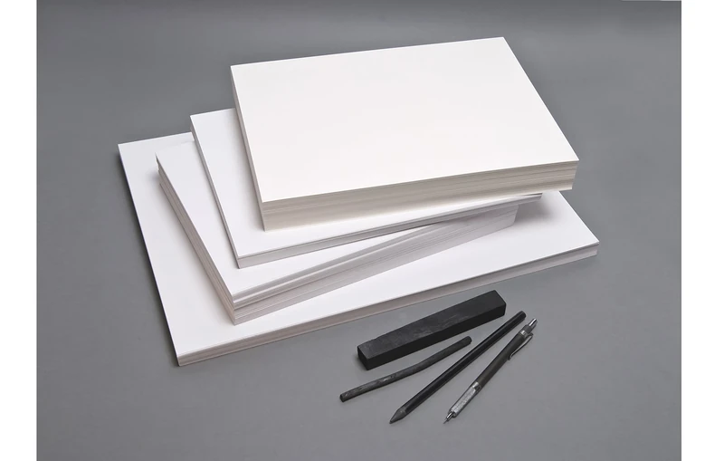 Clairefontaine - Ref 1706C - White Drawing Sketch Paper (Pack of 250 Sheets) - A3 (29.7 x 42cm) - 200gsm Paper, pH Neutral, Acid Free, Suitable for Sketching & Drawing