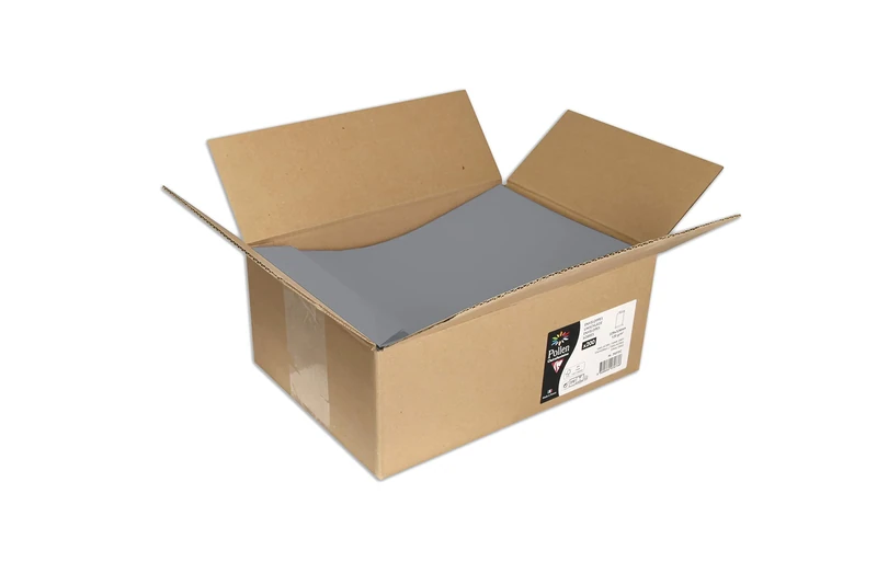 Clairefontaine 7073C Box of 200 Self-adhesive Pockets in Bulk 22,9x32,4cm 120g Dark Grey Invitation Events Correspondence Pollen Range Premium Smooth Paper