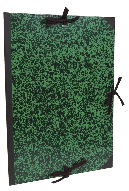 Clairefontaine - Ref 33000C - Annonay Art Folder - 61x76cm Size, Ribbon Tie Closure, 30mm Spine, White Paper Lining, Acid Free - Suitable for Transporting Artwork