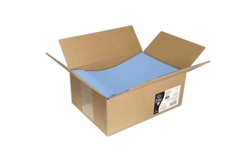 Clairefontaine 7069C Box of 200 Self-adhesive Pockets in Bulk 22,9x32,4cm 120g Lavender Blue Invitation Events and Correspondence Range Pollen Premium Paper
