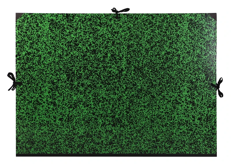 Clairefontaine - Ref 33200C - Annonay Art Folder - 56x76cm Size, Ribbon Tie Closure, 30mm Spine, White Paper Lining, Acid Free - Suitable for Transporting Artwork