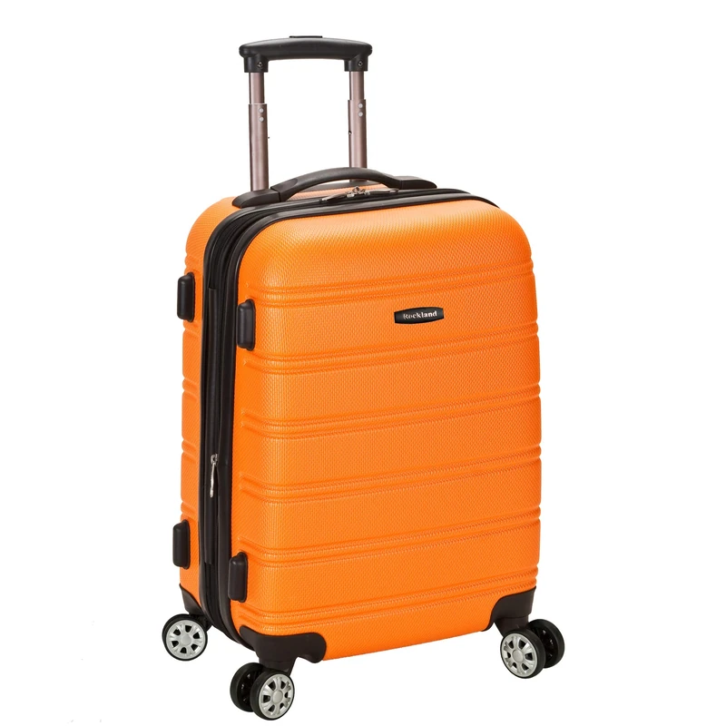 Rockland Melbourne 20" Expandable Belly Luggage, Orange (Orange) - F145-ORANGE