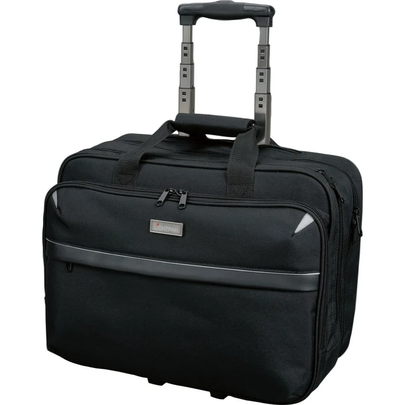 Lightpak - 46099 XRAY - wheeled business laptop bag, nylon, black