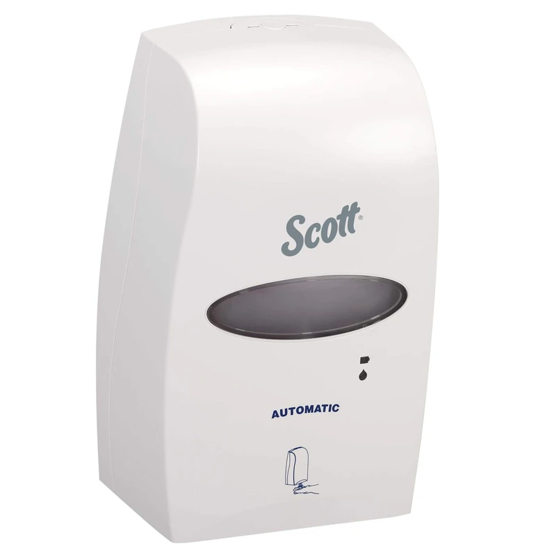Kimberly-Clark Professional Touch-less Automatic Hand Wash Dispenser 92147 - 1 x White Hand Sanitiser Dispenser (Suitable for 1.2 Litre Refills)