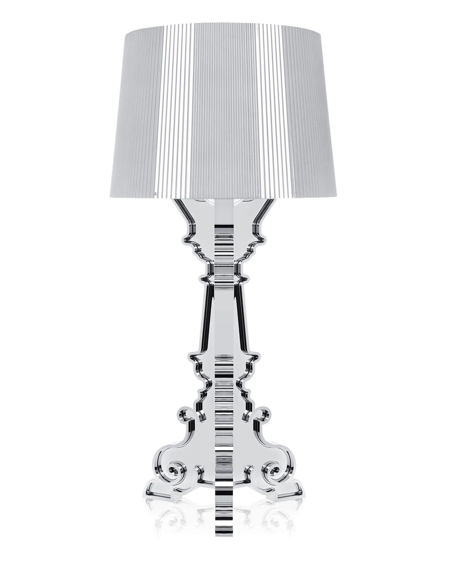 Kartell Bourgie Lamp E14, Chrome, 68 x 78 x 68 cm