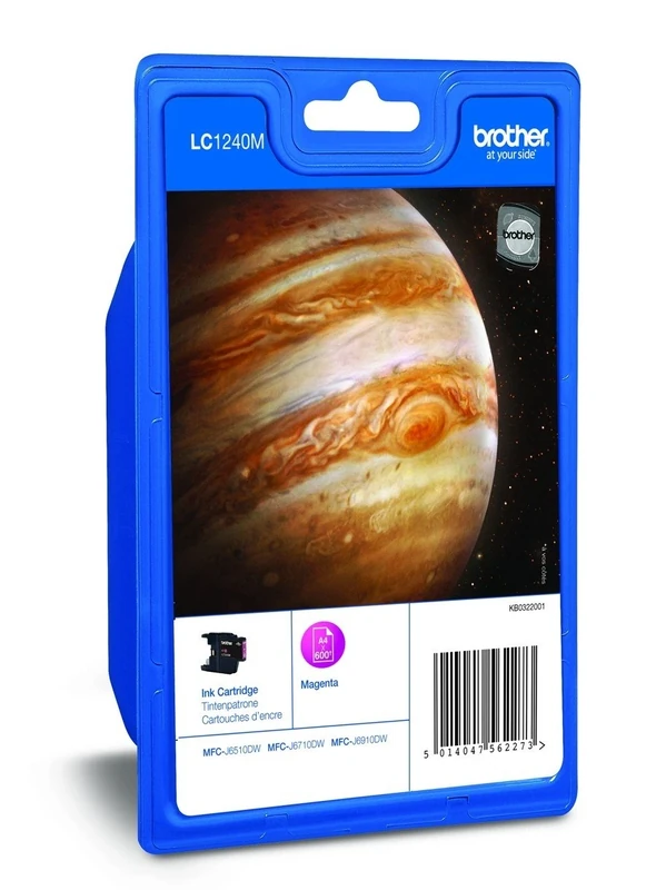 Brother LC-1240M Inkjet Cartridge, Magenta, Single Pack, High Yield, Includes 1 x Inkjet Cartridge, Brother Genuine Supplies