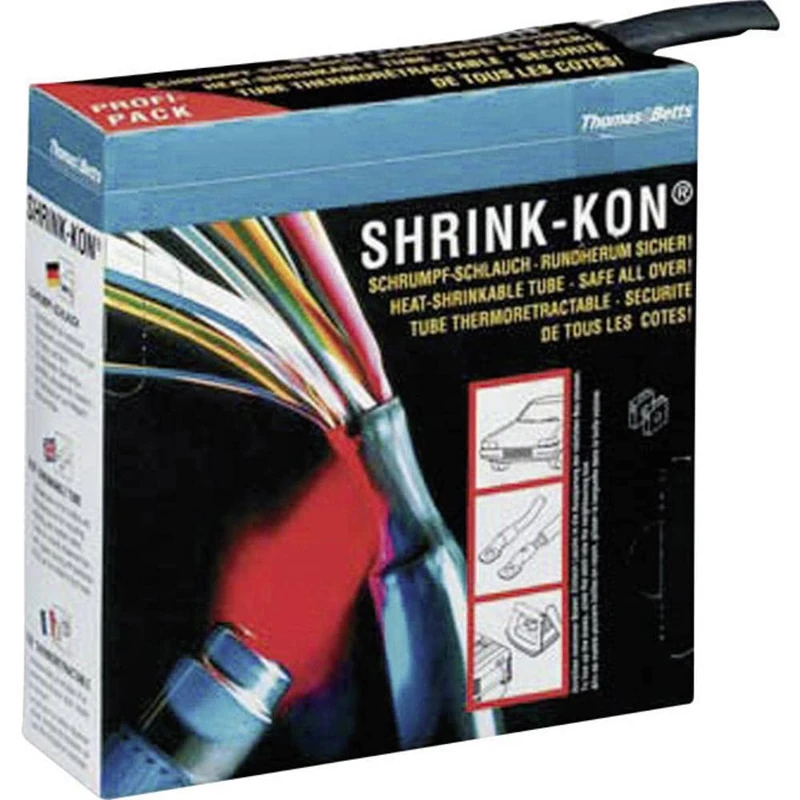 ABB SHRINK-KON 3:1 Ø12MM ROLL 5.5M POL.BLACK