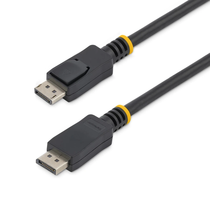 StarTech.com 30 ft DisplayPort Cable with Latches - 2560 × 1600 - DPCP & HDCP - Male to Male DP Video Monitor Cable (DISPLPORT30L)