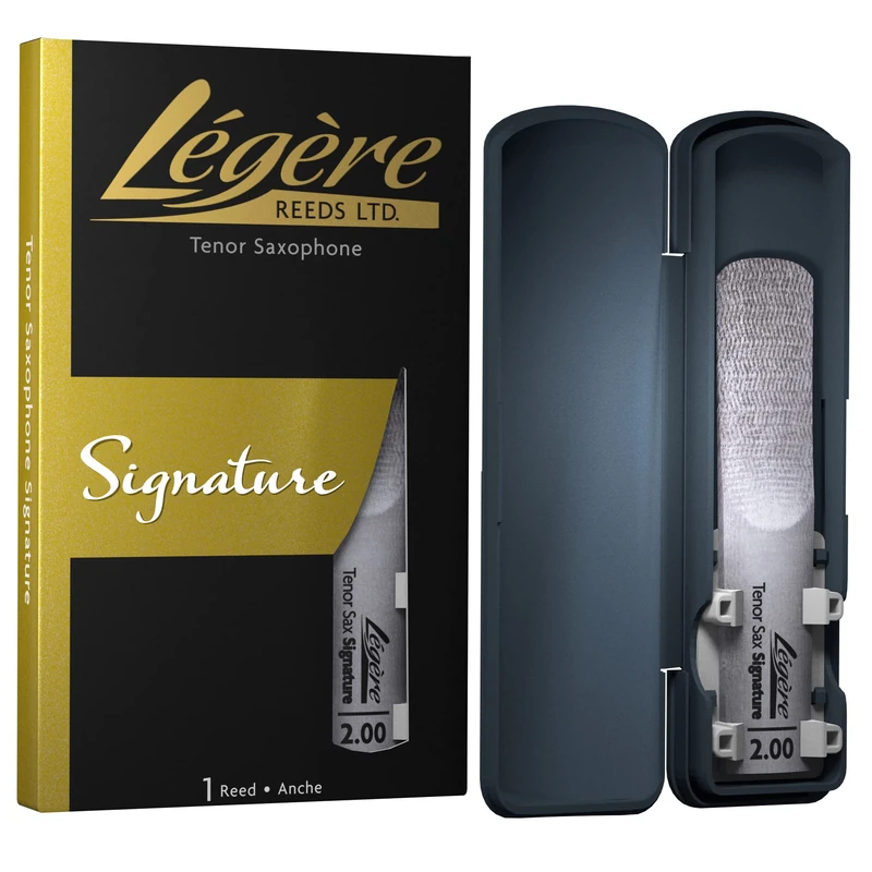 Légère Reeds - Tenor Saxophone Reed, Signature, Strength 2.00 (TSG2.00) - Premium Synthetic Woodwind Reed - Image 1