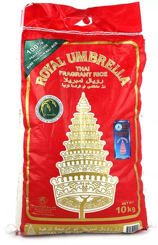 Royal Umbrella Royal Umbrella Thai Jasmine Rice 10kg - Image 1