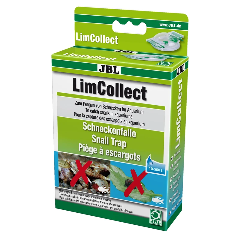 JBL Limcollect Aquarium Snail Trap, Green / Transparent - Image 1