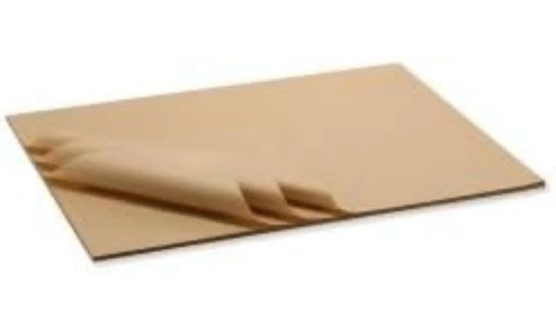 Masterline 16402 900 x1150 mm Ribbed Pure Kraft Sheet, Pack of 250