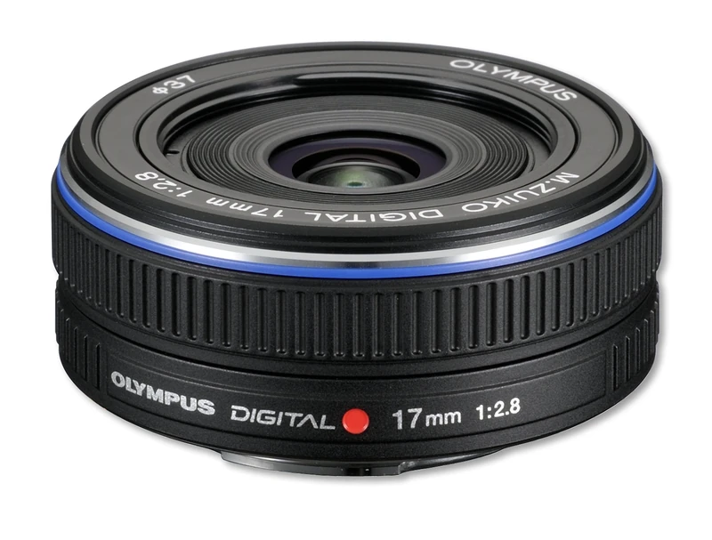 Olympus OM SYSTEM M.ZUIKO DIGITAL 17mm f/2.8 Pancake Lens - Black