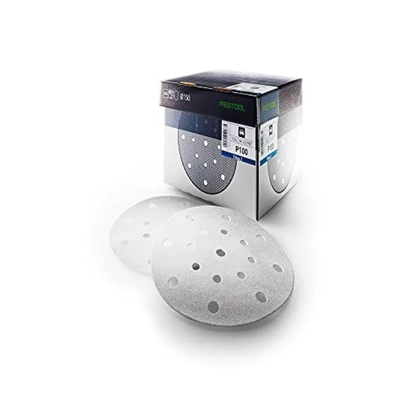 Festool P150 Grit Granat Abrasive Sheet 100-Piece, 125 mm Diameter - Image 1