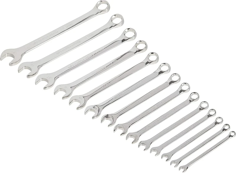 GearWrench 81925 Combination Wrench Set 6 Pt., Metric, 14 Pc.
