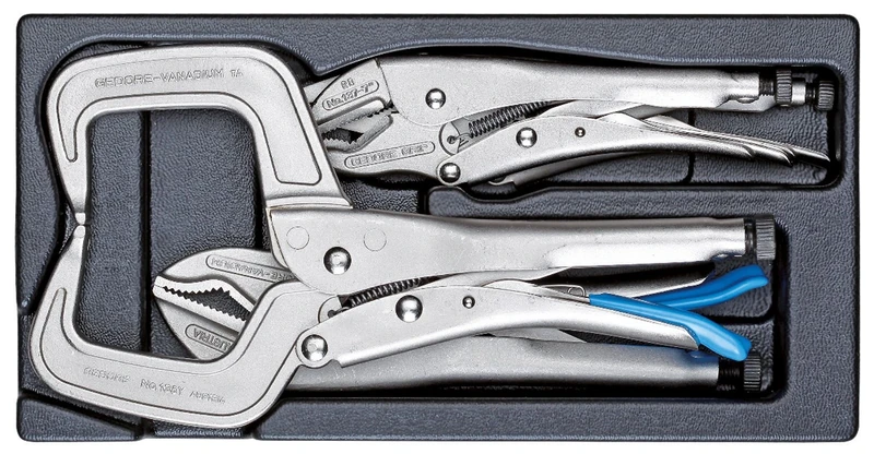 Gedore Grip Pliers Set in 1/3 ES Module, 1500 137