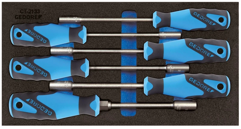 Gedore - Case of Socket Spanners with Handles