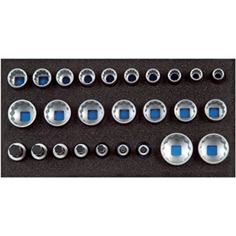 Gedore 1500CT1-D19 1/3 mm Check-Tool-Module Socket Wrench Bit - Silver