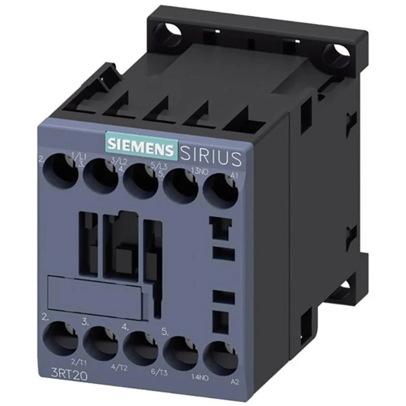 Siemens 3RT2018-1AP01 Contactor, AC-3, 7.5Kw/400V, 1No, AC 230V, 50/60 Hz, 3-Pole, Sz S00 Screw Terminal, White