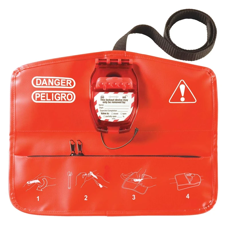 Master Lock 468L Seal Tight™ Handle-Off Ball Valve Lockout