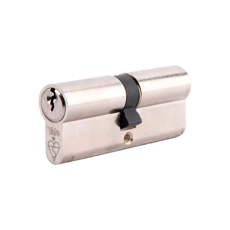 Yale PKM3550-NP - KM Superior 1 Star Euro Cylinder Lock - 35/50 (95mm) / 35:10:50 - Nickel Finish - High Security