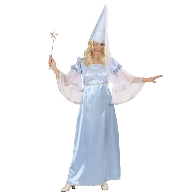Ladies Blue Fairy Costume Medium UK 10-12 for Neverland Fairytale Fancy Dress