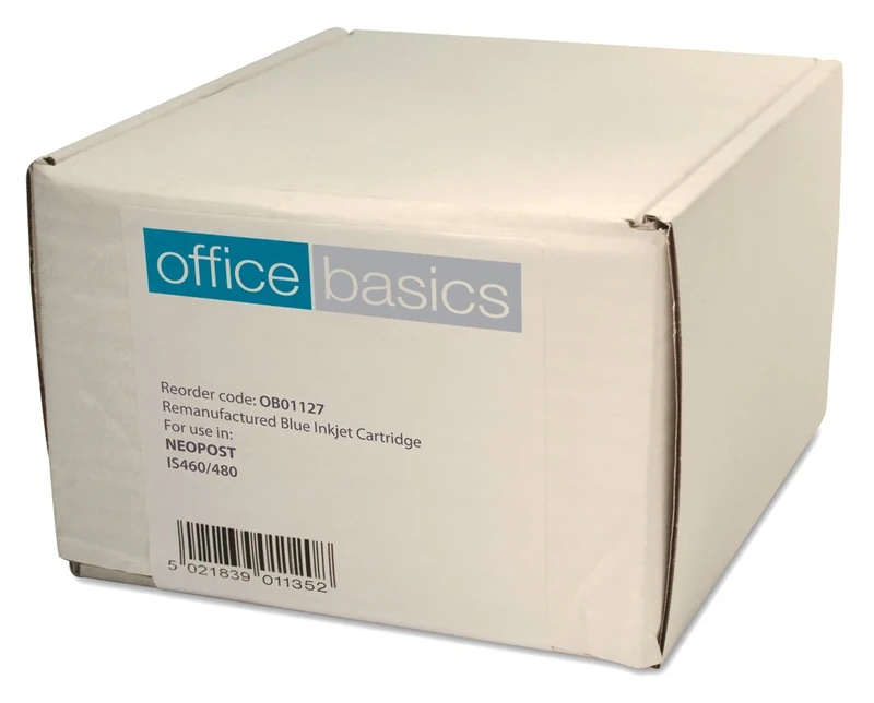 Q-Connect Neopost Remanufactured Blue Franking Ink Cartridge High Yield - Image 1