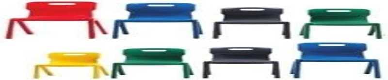 Titan One Piece Classroom Chair 480x486x799mm Red KF72169 - Image 1